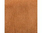 Sillón decorativo sin brazos Pisano de tejido chenilla con almohada de riñón, naranja