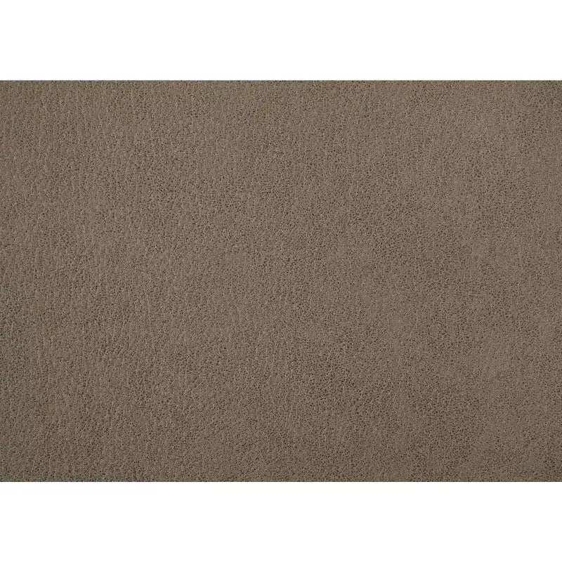 Banco de mostrador tapizado en microfibra Birmingham con ribete de tachuelas, Driftwood