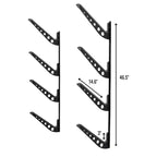 Estante ajustable Outerbanks XSR de 4 niveles para almacenamiento de tablas de surf de pared