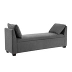 Amelia Storage Bench with Sturdy Plastic Legs|ART OF LIVING DESIGNS