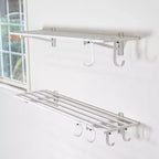 Estantes de pared Bristol de 30 x 120 cm para garaje, paquete de 2, blancos