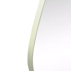 Espejo decorativo de pared con marco asimétrico irregular Everly, estilo art déco
