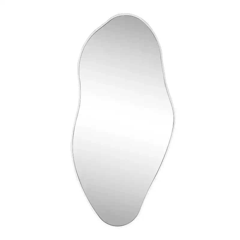 Espejo decorativo de pared con marco asimétrico irregular Everly, estilo art déco