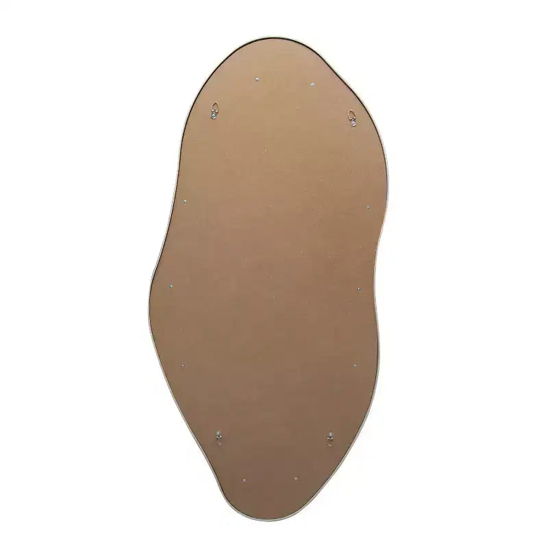 Espejo decorativo de pared con marco asimétrico irregular Everly, estilo art déco