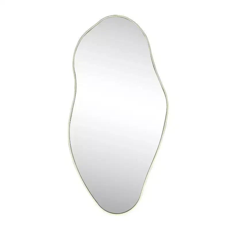 Espejo decorativo de pared con marco asimétrico irregular Everly, estilo art déco