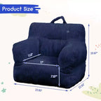 Sofá puf para niños con espuma viscoelástica, suave, cómodo y resistente a la deformación, adecuado para salas de estar, dormitorios y apartamentos