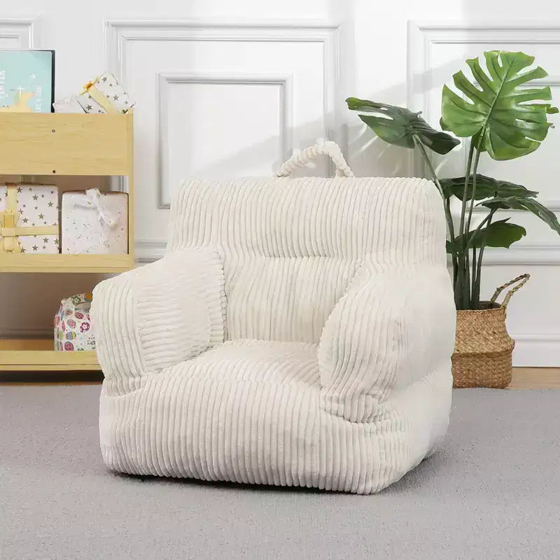 Sofá puf para niños con espuma viscoelástica, suave, cómodo y resistente a la deformación, adecuado para salas de estar, dormitorios y apartamentos