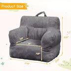 Sofá puf para niños con espuma viscoelástica, suave, cómodo y resistente a la deformación, adecuado para salas de estar, dormitorios y apartamentos