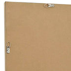 Espejo de pared rectangular Verne con borde dorado mate de 24" x 38" y cristal biselado