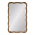23.5 x 38 Hatherleig Scallop Wall Mirror - Kate & Laurel All Things Decor