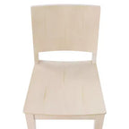 Silla de Comedor de Madera Maciza Grado Comercial Nápoles con Respaldo Curvo
