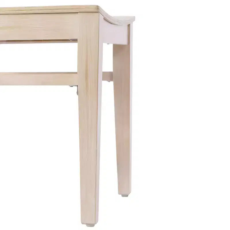 Silla de Comedor de Madera Maciza Grado Comercial Nápoles con Respaldo Curvo