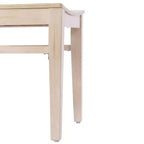 Silla de Comedor de Madera Maciza Grado Comercial Nápoles con Respaldo Curvo