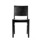 Silla de Comedor de Madera Maciza Grado Comercial Nápoles con Respaldo Curvo