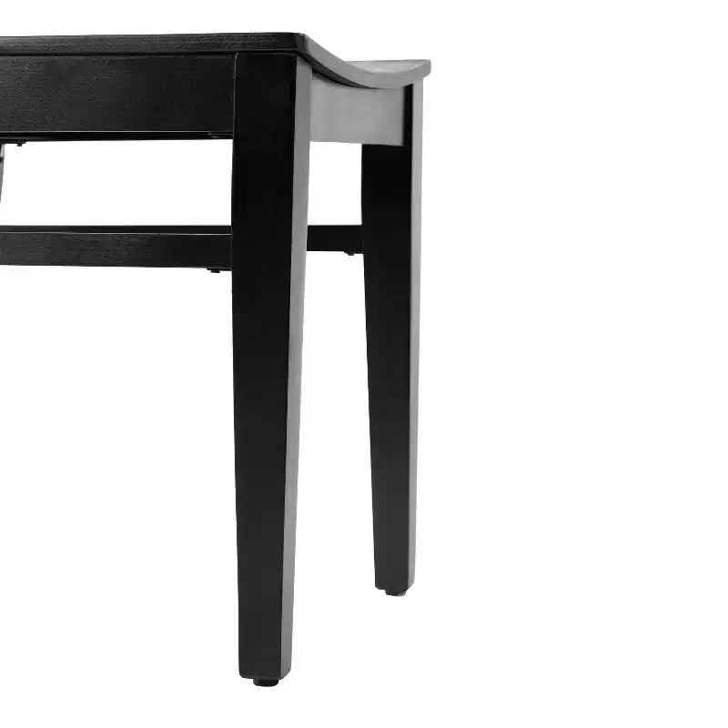 Silla de Comedor de Madera Maciza Grado Comercial Nápoles con Respaldo Curvo